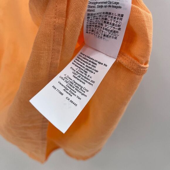 J. Crew Fleur Top in Linen Size Medium - Picture 10 of 10
